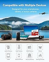 Vista 3 de Lexar E-Series - Tarjeta micro SD de 64 GB, tarjeta de memoria flash microSDXC UHS-I con adaptador, 100 MB/s, C10, U3, A1, V30, Full HD, 4K UHD