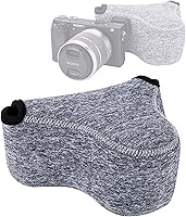 Vista 12 de JJC - Funda de neopreno ultra ligera en negro para cámara Fuji Fujifilm X-T100, X-T30, X-T20, X-T10 + lente 50-200mm/50-230mm, bolsa para Olympus