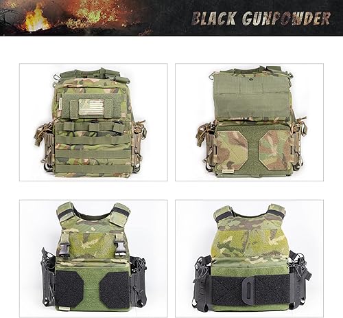 Miniatura 5 de Black Gunpowder Hebilla magnética elástica Cummerbund de liberación rápida modelo de operación de una mano BG-TC1