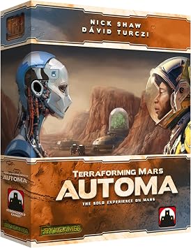 Stonghold Games - Terraforming Mars Automa - توسيع لعبة لوحة الإستراتيجية - للاعب واحد وأعمار تزيد عن 12 عامًا