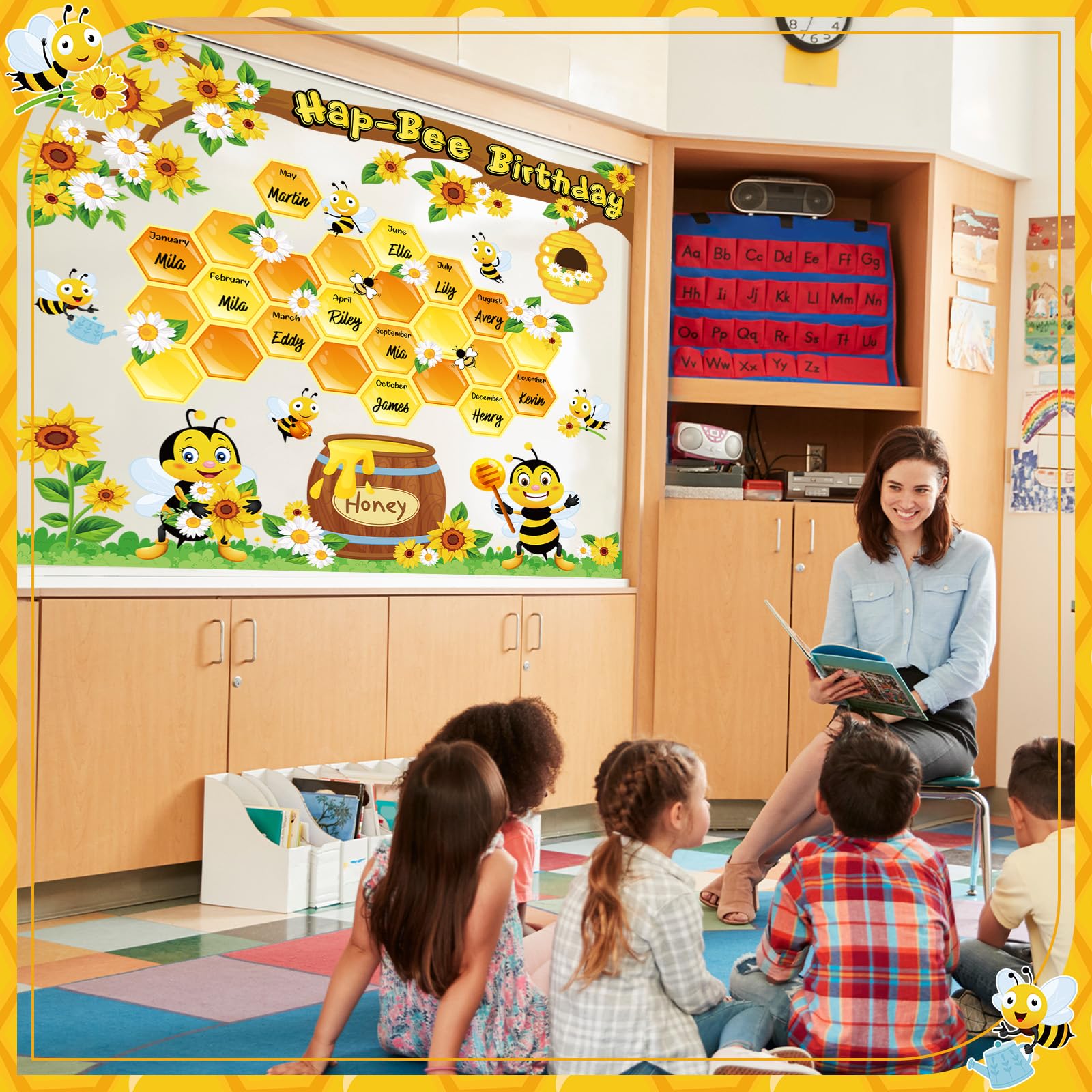 Snapklik.com : Bee Bulletin Boards Decorations Bee Themed Classroom ...