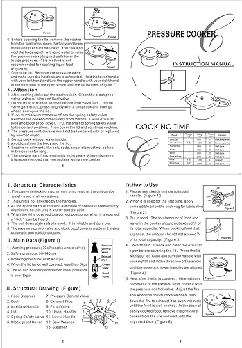 Miniatura 7 de AUNMAS Olla a presión de aluminio de la estufa, 7.1 in inferior 3L Mini para la cocina rápida de la estufa de enlatado