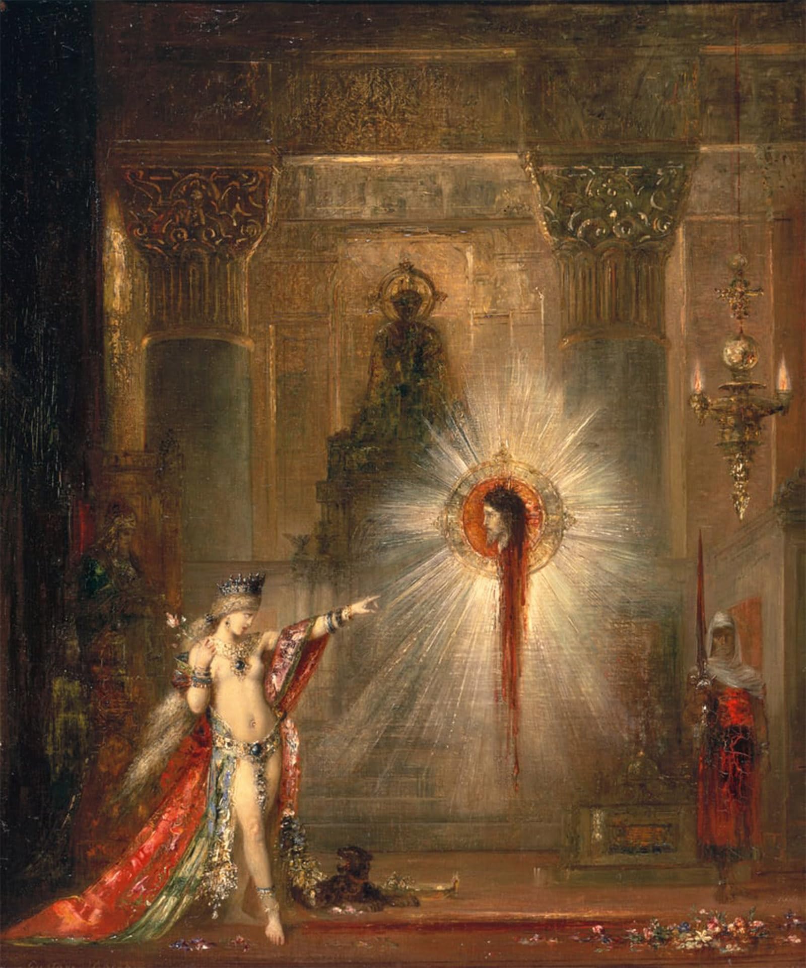 Posteriik No Frame Famous Print Pop Art Wall Art Graffiti The Apparition By Gustave Moreau Art Prints For Home Decor 60X90cm