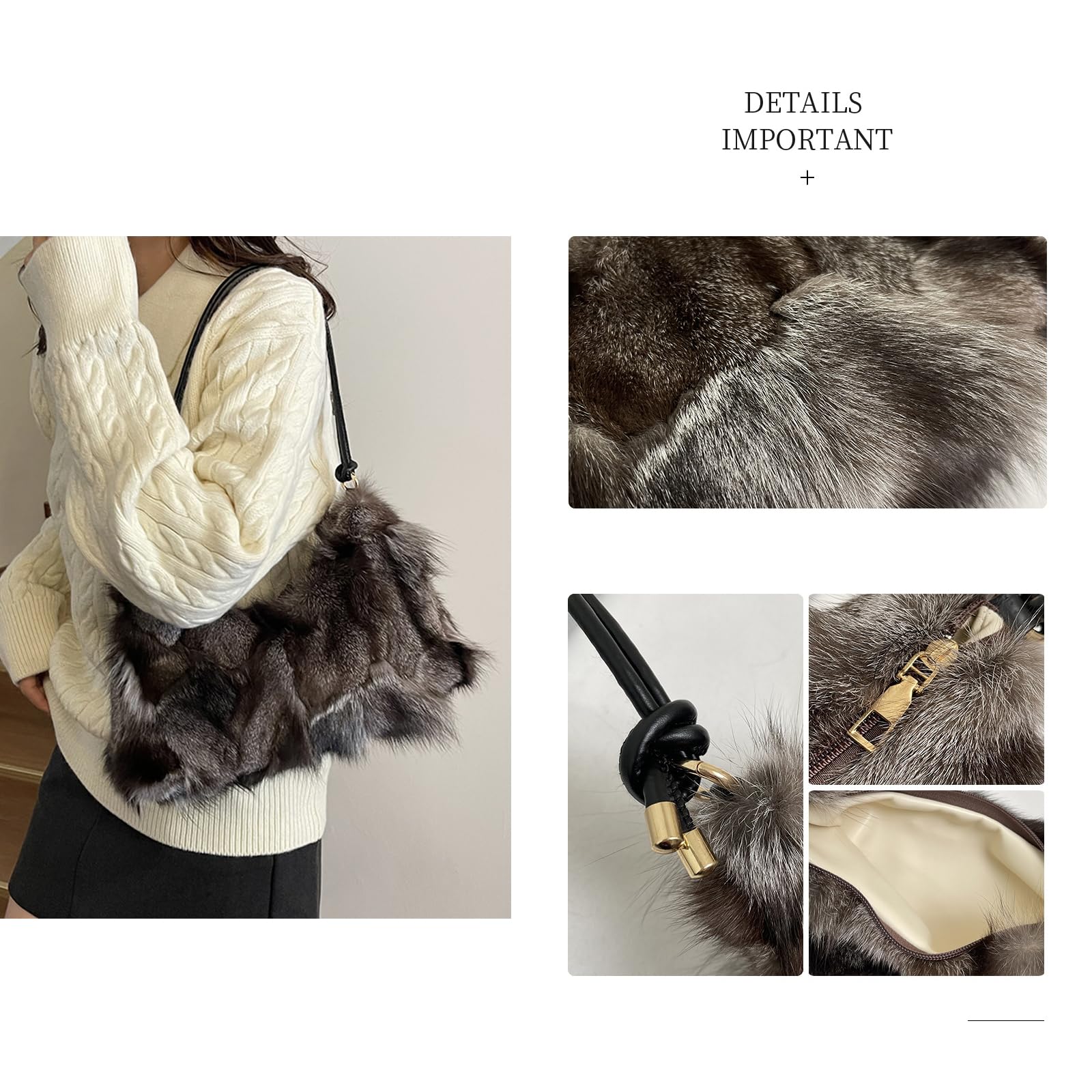 Borsa a tracolla alla moda per avambraccio