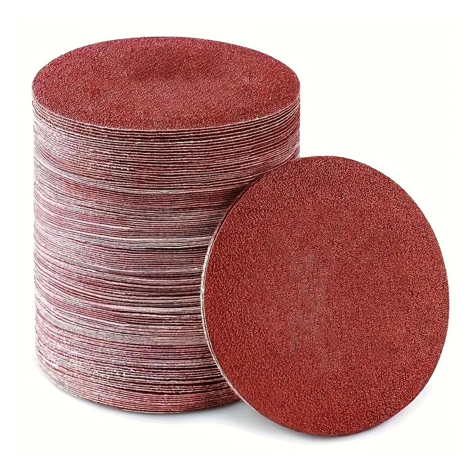 Hoja de 15/60 Uds. Juego papel lija 5 pulgadas for pulido alta eficiencia metales y madera Adecuado para lijar muebles, madera y metal(15Pcs 100Grits)