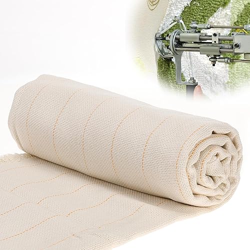 Paño de acolchado grande de 80 x 40 pulgadas con líneas marcadas, tela de aguja de punzón de tela de monje primario para pistola de acolchado de