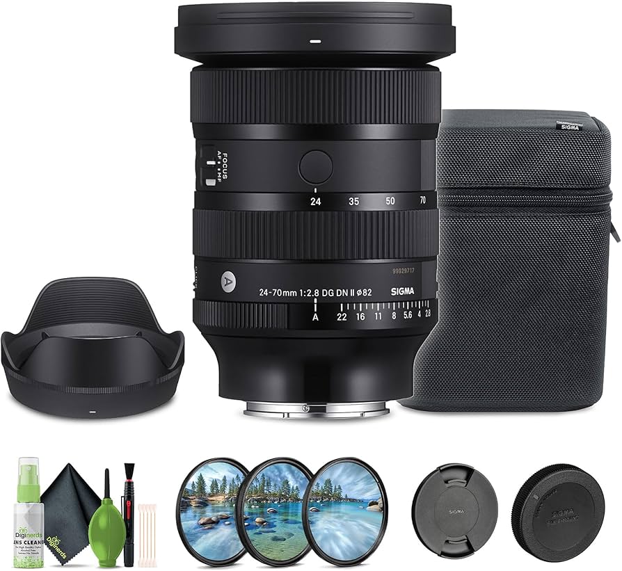 SIGMA 24-70mm F2.8 DG DNレンズ フィルター　セット Amazon.com : Sigma 24-70mm f/2.8 DG DN II Art Lens (Sony E) +