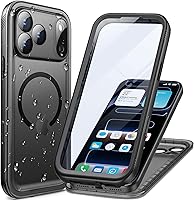 Vista 26 de Cozycase TOP Funda impermeable para iPhone 17 Pro Max - Grado militar resistente a todo 360 con protector de cámara de pantalla, doble IP68 a prueba
