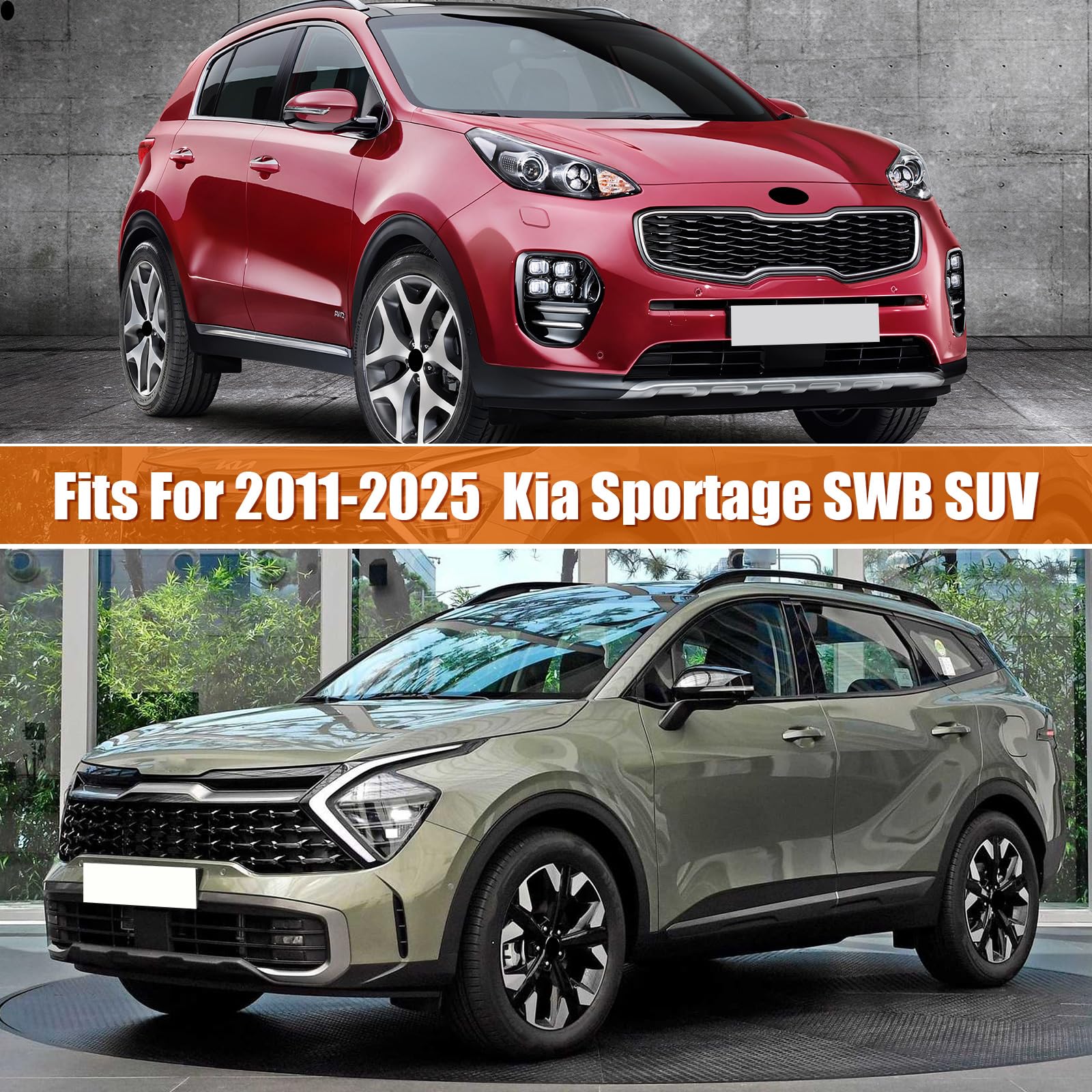 Funda Coche Reemplazo para 2011-2024 Kia Sportage SWB SUV, Funda para Coche Exterior Cubre Coches Impermeable Transpirabl Coberturas Completas protección de Nieve, Lluvia, Polvo