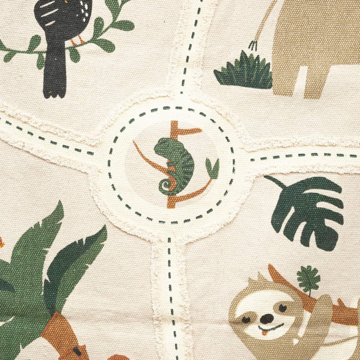 Atmosphera - Tapis Enfant Jungle - Coton - L. 100 x P. 0-5 x H. 150 cm - 100x150 cm