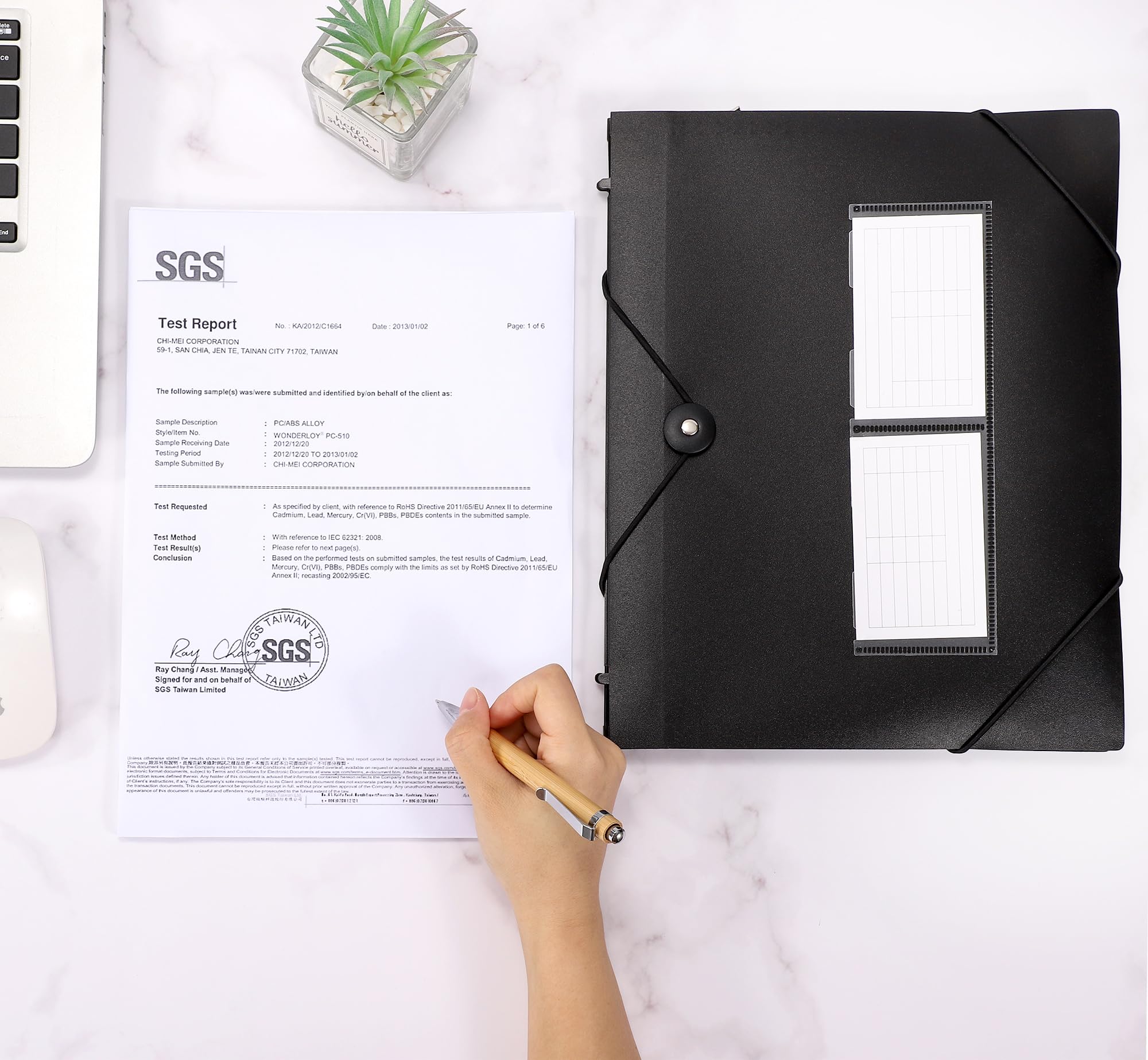 Cartella Sospesa ThinkTex A4 Espandibile - 7 Tasche, Plastica, Per Armadi 32-37 Cm - Foto 6