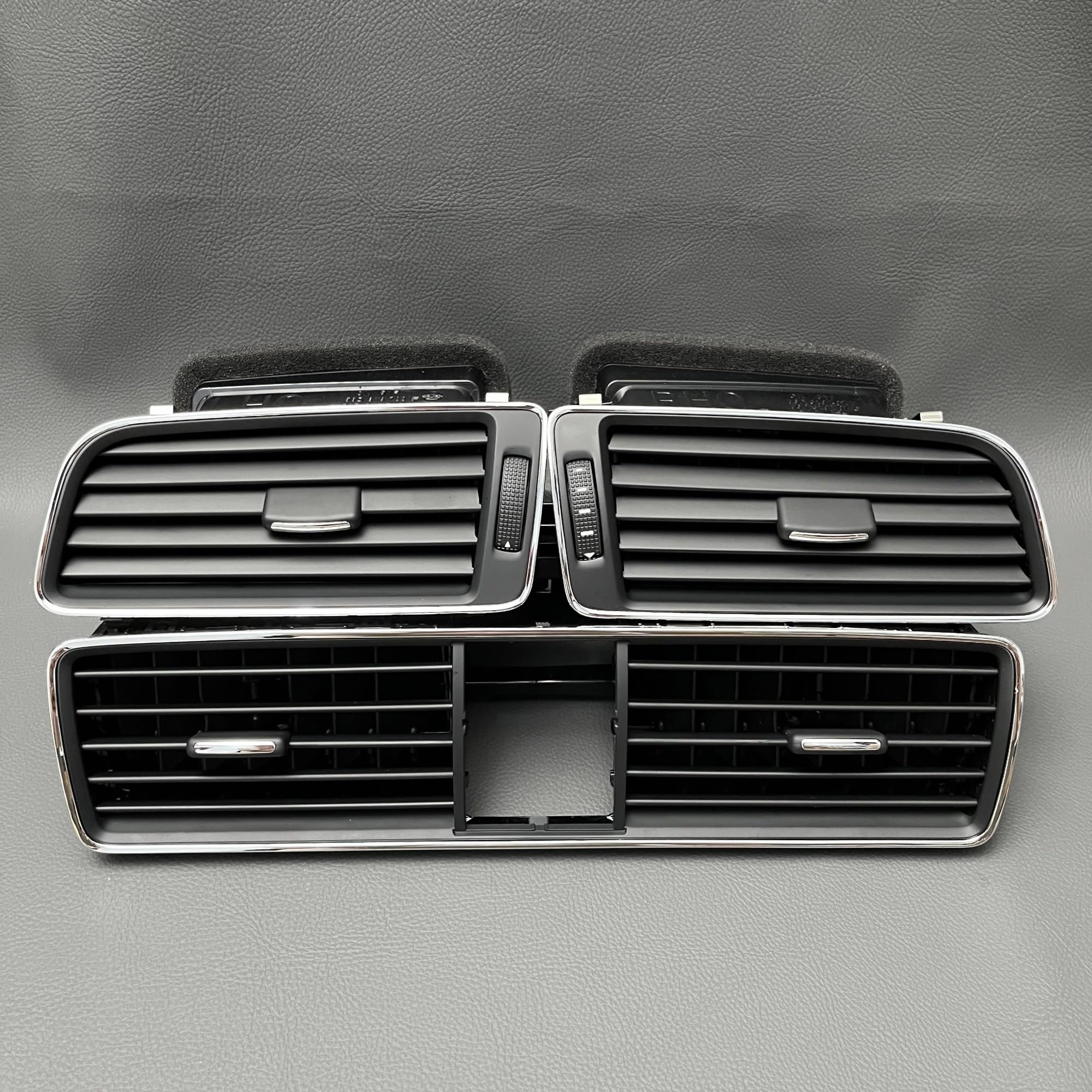 Yeskit 1Set Matte Car Front Dashboard Ac Outlet Vent Air Conditioning For Vw For Passat 2011-2015 Air Vent Panel For Car(1Set Matte)