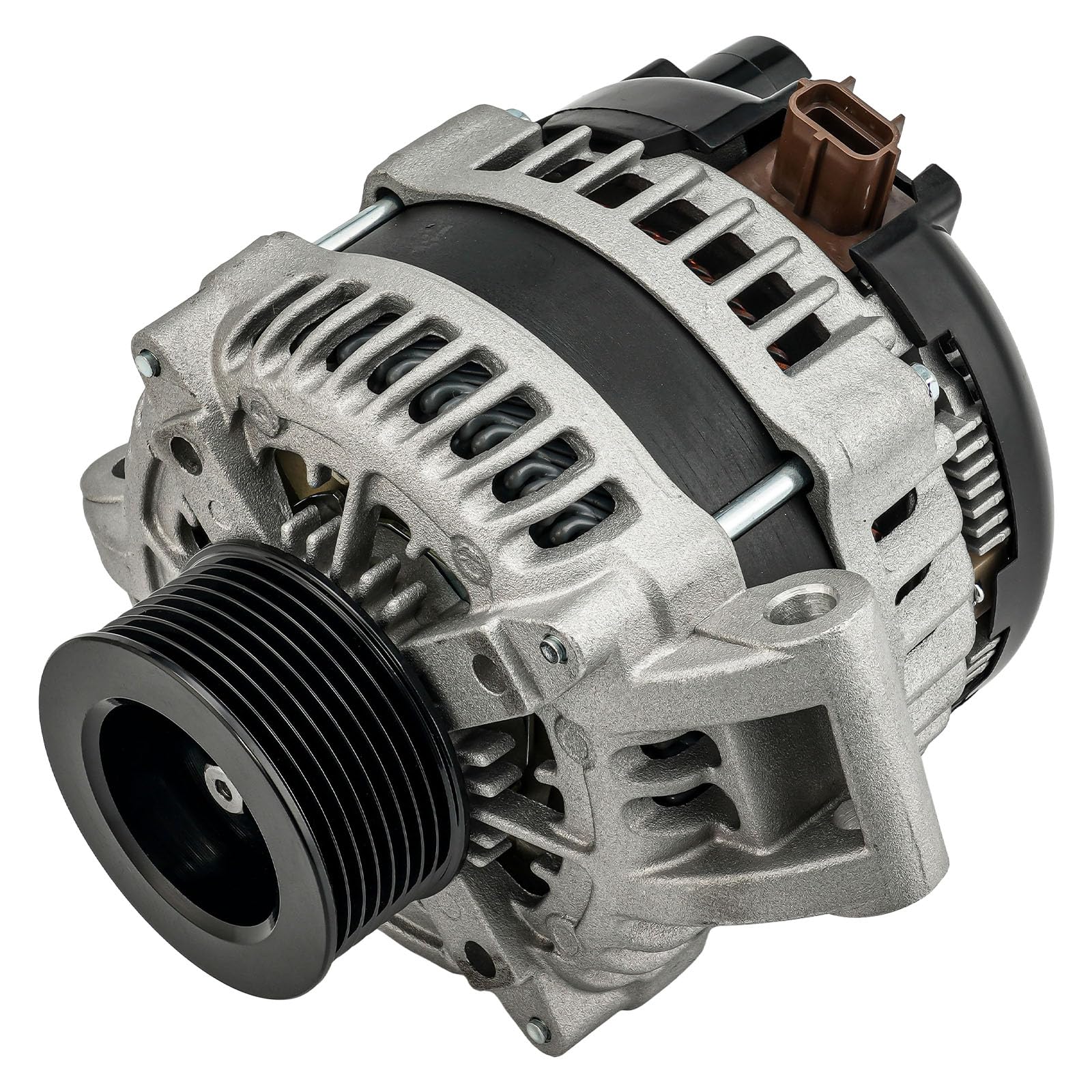 PHILTOP Alternator Compatible With 2008-2010 F250/F350/F450/F550 Super Duty 6.4L(Dual Alt System; 200) 11290N 12V 200Amp CW 8-Groove Pulley