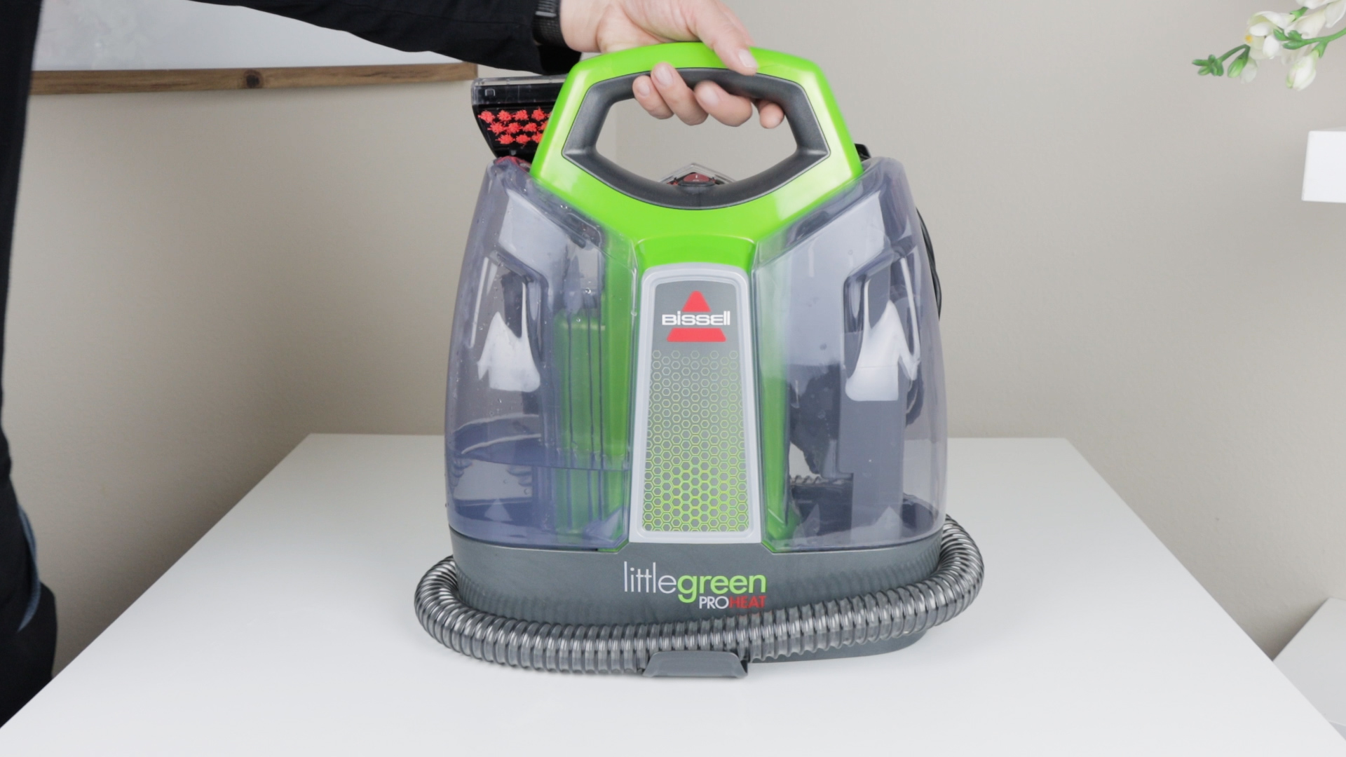 Watch How to use Bissell Little Green Portable Carpet Cleaner on ...