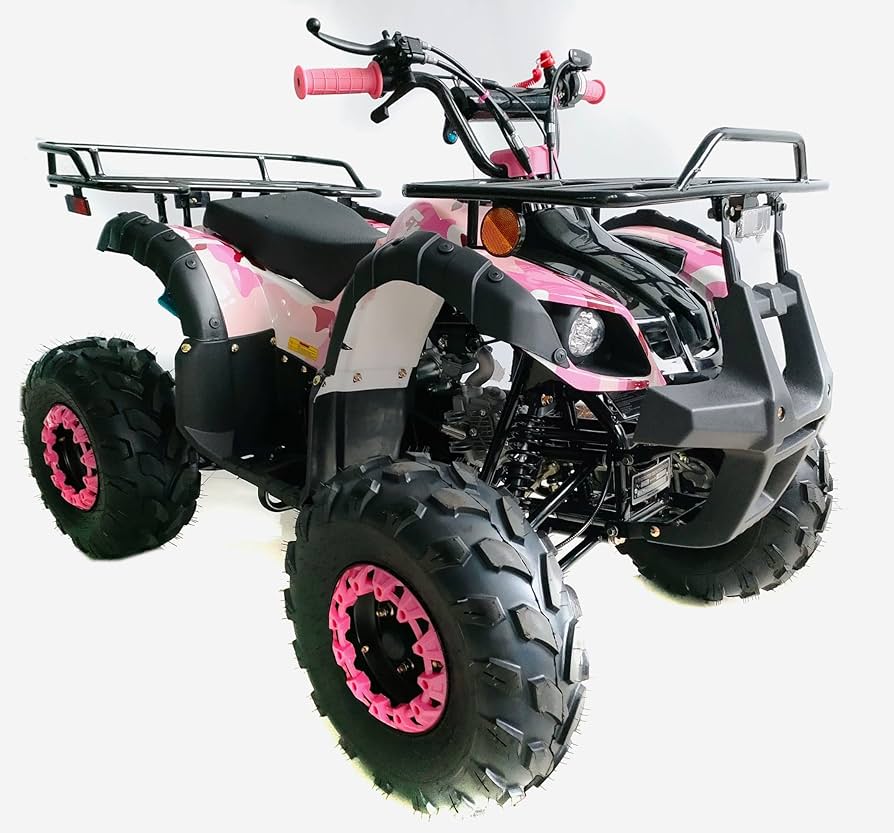 Amazon.com: HHH 125cc Utility ATV with Reverse LED Lights Big Size