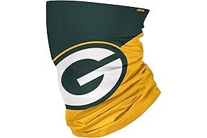 Green Bay Packers Unisex-Youth NFL Big Logo Multi-Use Neck Gaiter
