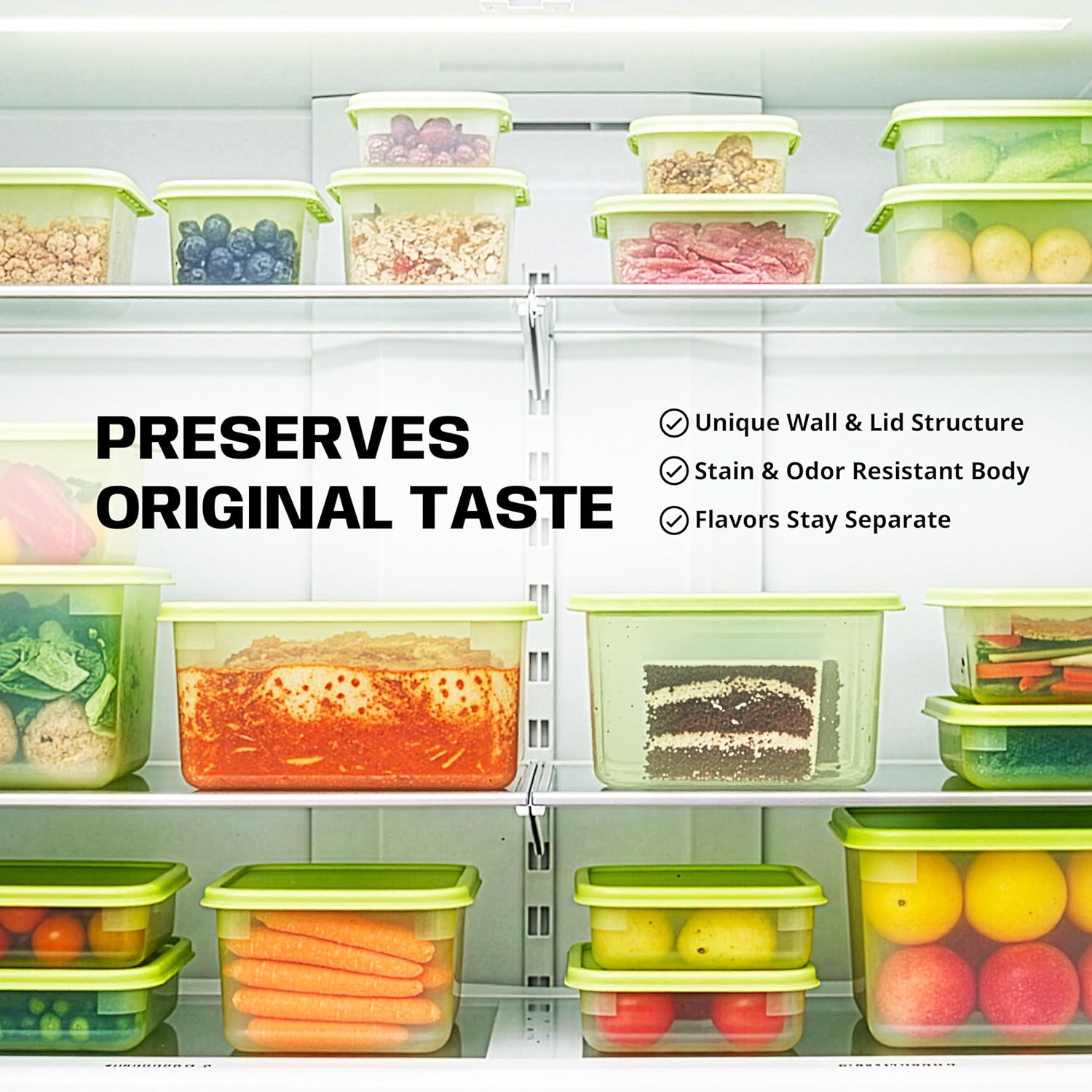 LocknLock HLE5100 Fresh-Block Plastic Food Storage Container with Lid for Fruits, Veggies, Produce, Meal Prep, Leftovers, BPA-Free, Airtight, Leakproof, Microwave, Dishwasher, Freezer-Safe, 330ml - Image 5
