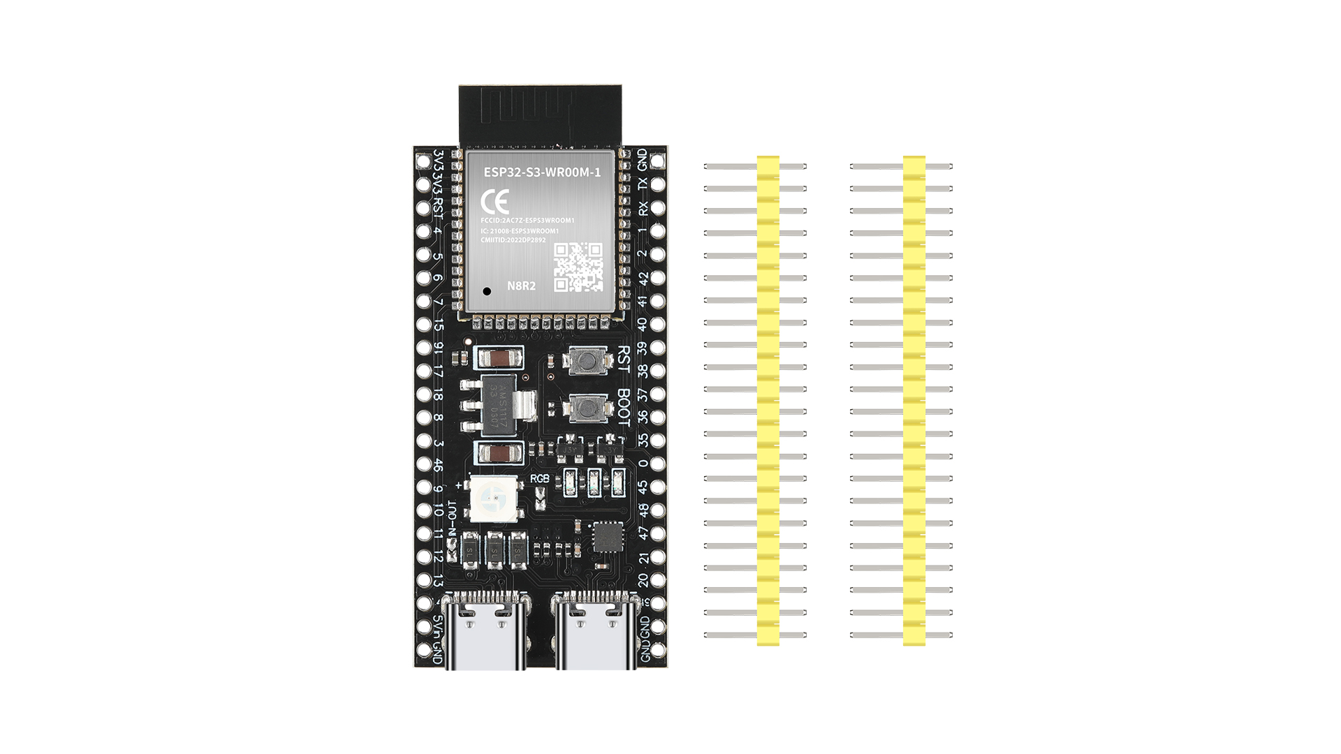 Amazon.com: YEJMKJ 3pcs ESP32-S3-DevKitC-1-N8R2 Development Board