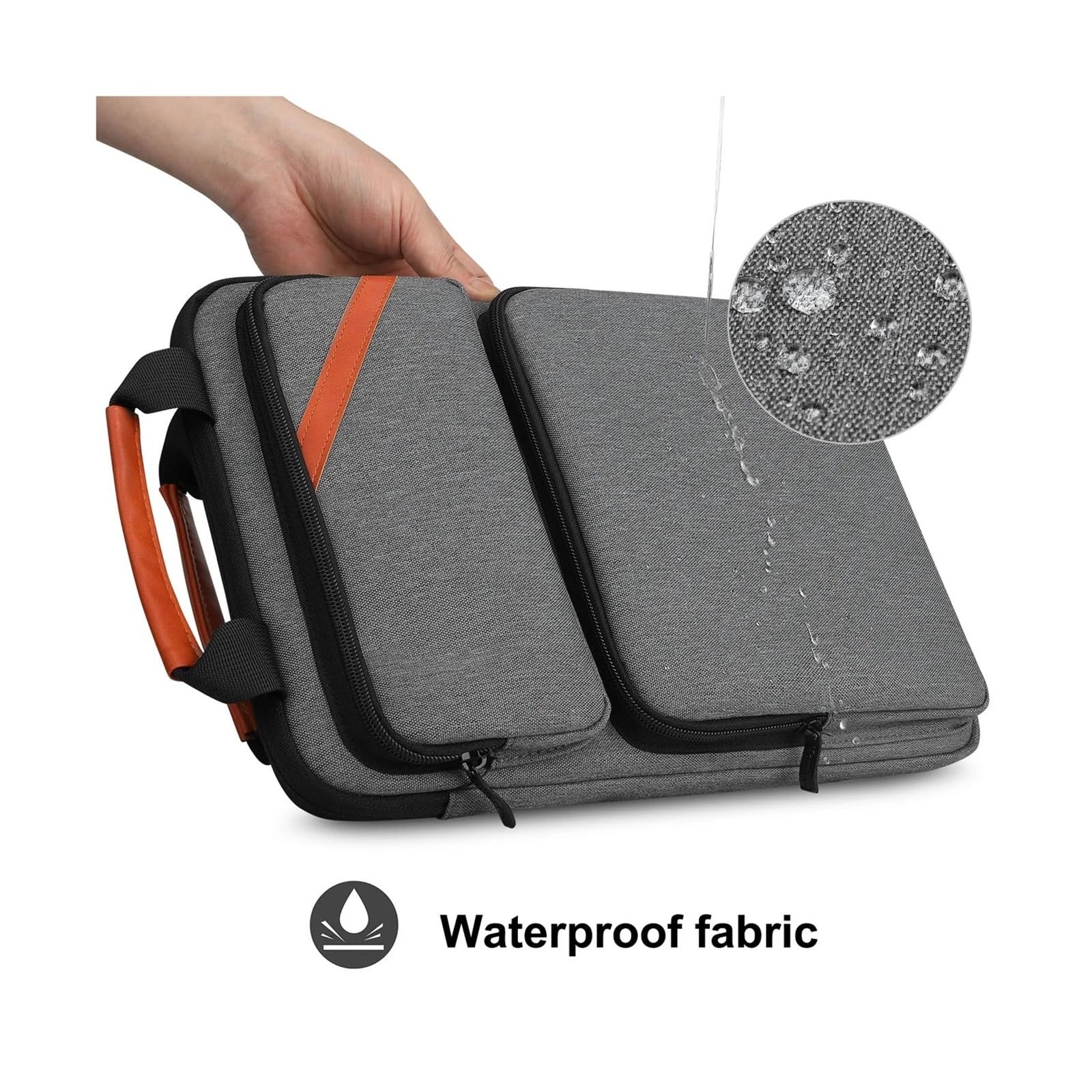 Ufficio Borsa a tracolla for laptop da 13,3 pollici Custodia for tablet Valigetta for pendolarismo aziendale Zaini a spalla di grande capacità Cartella
