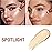 Charlotte Tilbury Beauty Light Wand Liquid Highlighter Makeup - Soft-Focus Highlighter & Blush for Cheeks - Pearlescent, Weightless Radiant Finish - Spotlight