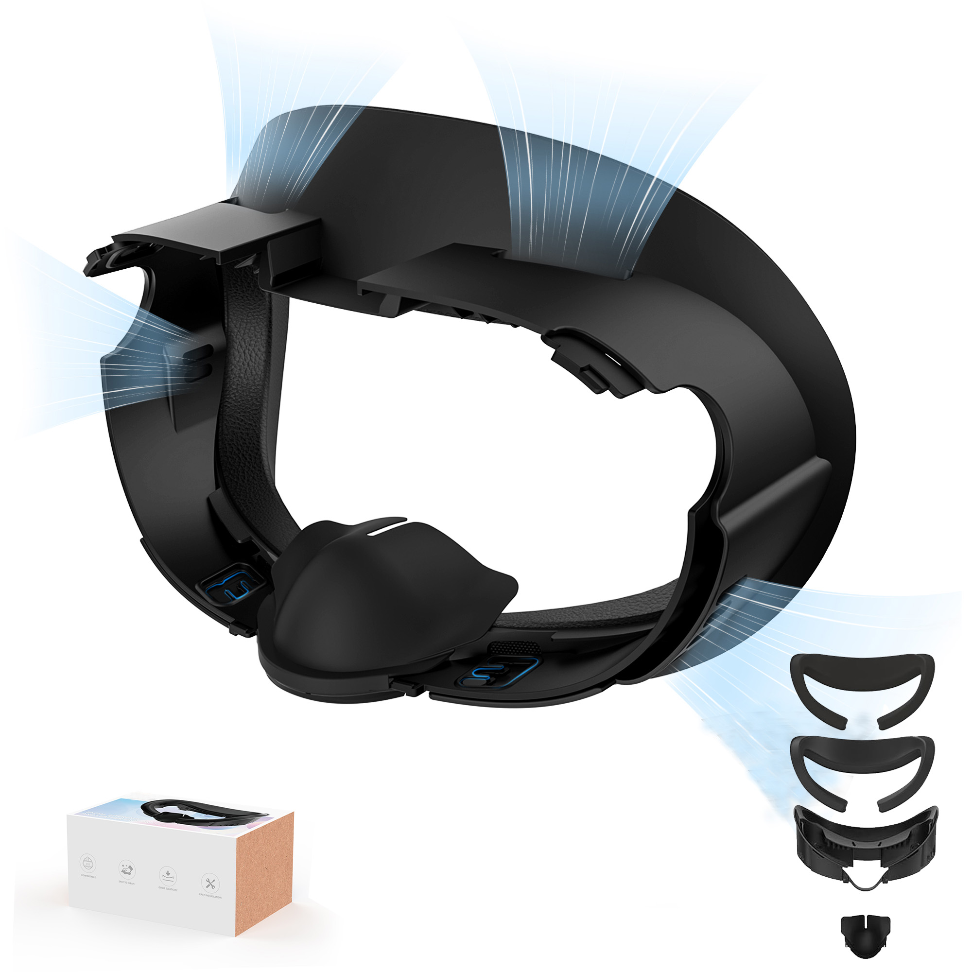 Amazon.com: UPOK 3-in-1 PU Leather Facial Interface for Meta Quest