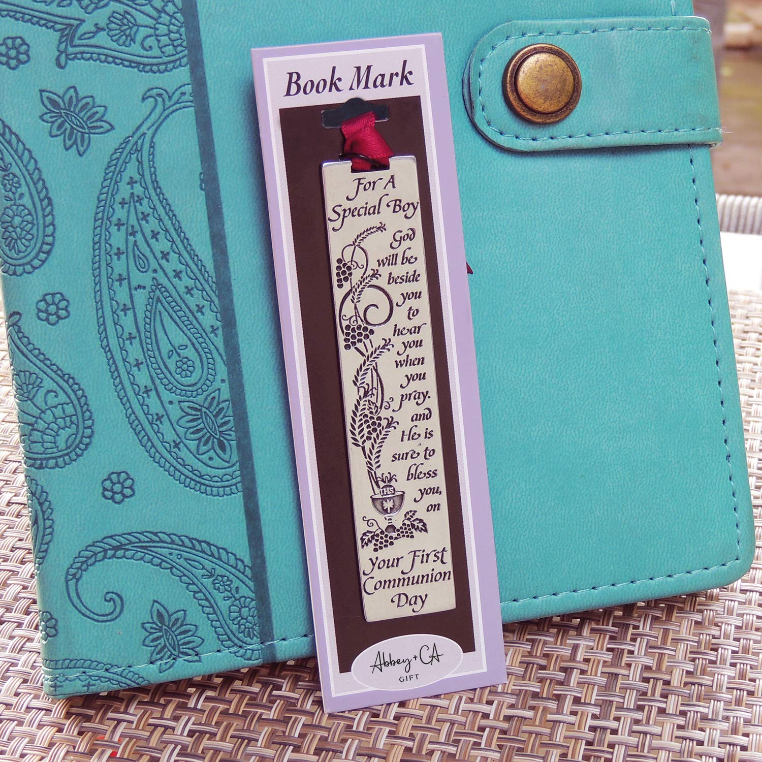 Cathedral Art Metal Bookmark Includes Prayer, Pewter, Special Boy, 1/2" - Image 3