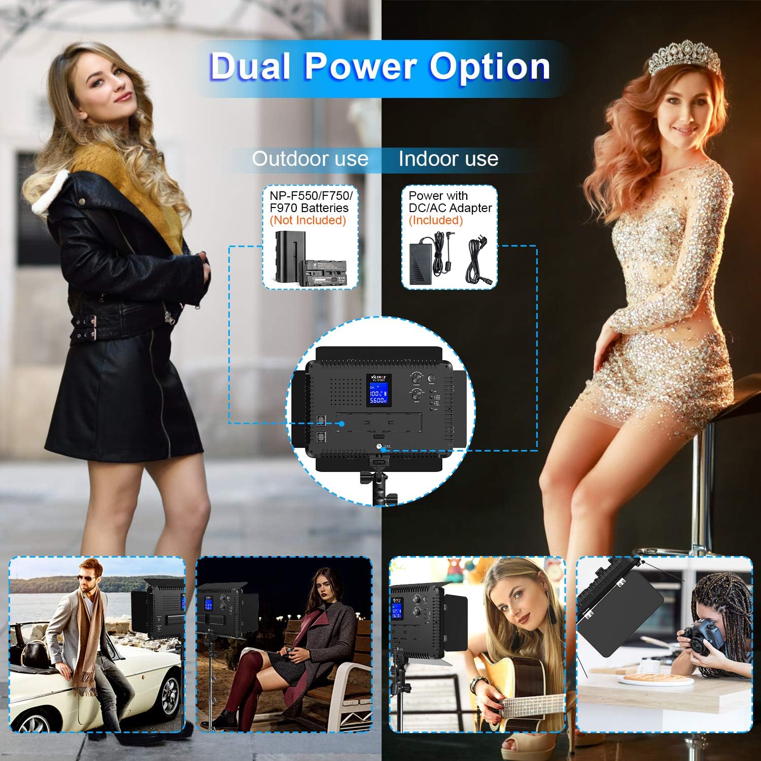 Hоttеѕt Sаlе VILTROX LED Video Lighting Kit 45W/4700LM LED Video Light with Wireless Remote Bi-Color Dimmable 3300K-5600K LED Light Panel with Stand and Bag LED Light for Video Studio Photography Yutube Crеаtіvе Prоduсt VILTROX LED Video Lighting Kit 45W/4700LM LED Video Light with Wireless Remote Bi-Color Dimmable 3300K-5600K LED Light Panel with Stand and Bag LED Light for Video Studio Photography Yutube