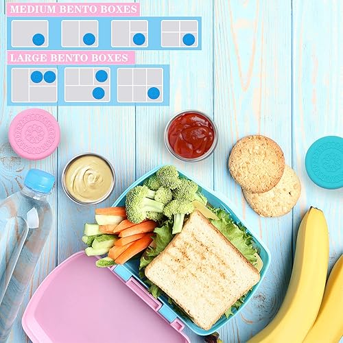 Miniatura 3 de Paquete de 4 recipientes de aderezo de ensalada de 2.4 onzas para llevar, recipientes reutilizables para condimentos con tapas, a prueba de fugas,