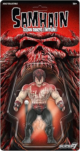 Super7 Vintage Samhain Glenn Danzig (Initium) - Figura de acción Danzig de 5.5 pulgadas con accesorio coleccionable de metal pesado y juguetes retro