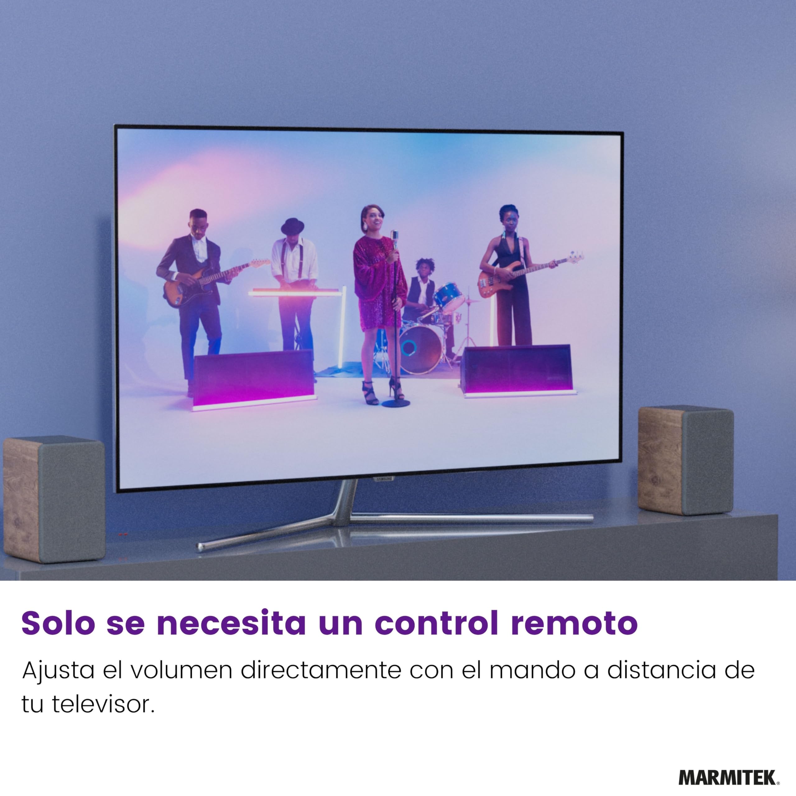 Marmitek Connect ARC13 - Extractor de audio HDMI ARC CEC para TV a RCA | Adaptador para amplificador, altavoces activos o auriculares, salida estéreo L/R, RCA, jack 3,5 mm y control de volumen CEC