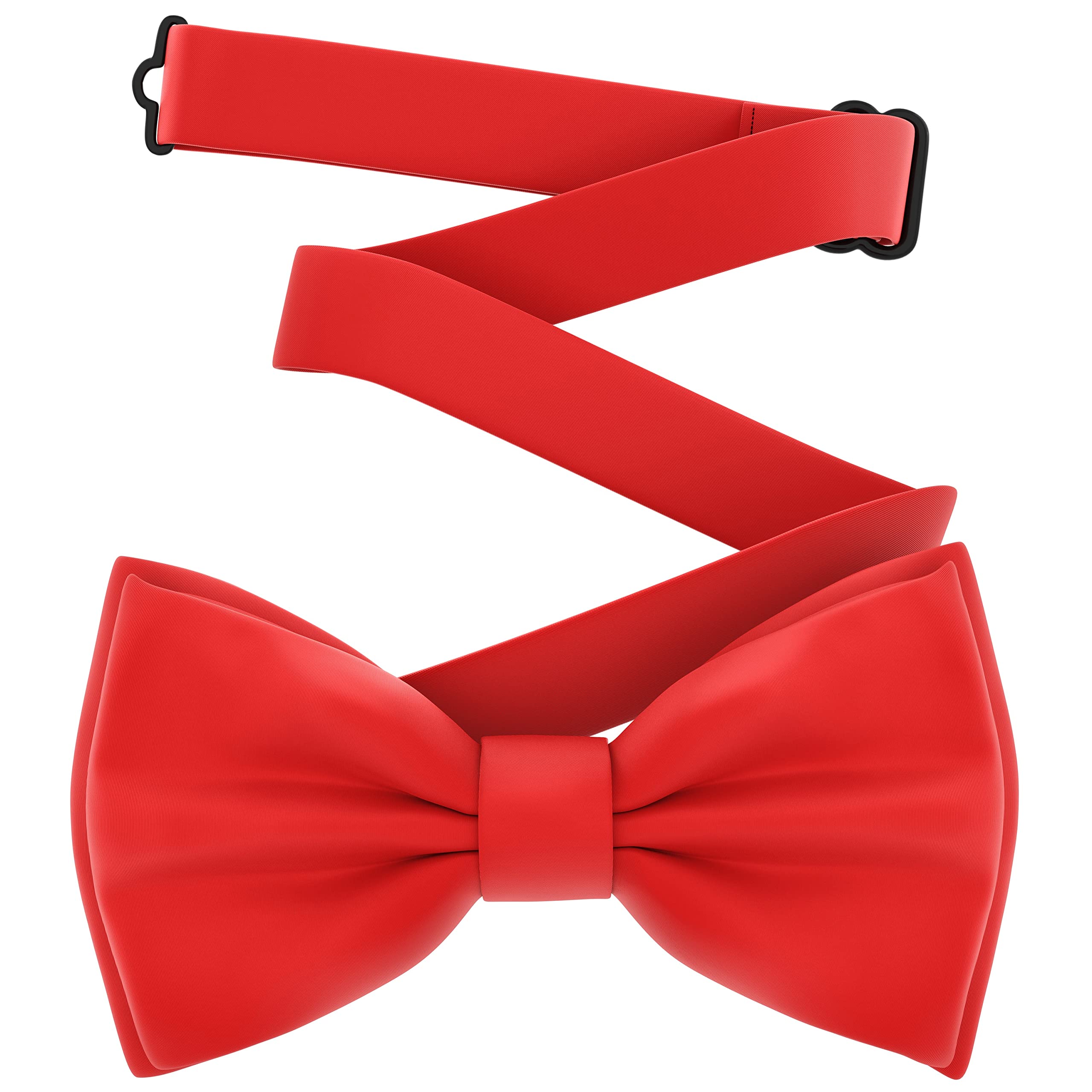 Adam Young Men's Bow Ties Pre-Tied Style Formal Satin Classic Bowtie for Tuxedo Faux Silk