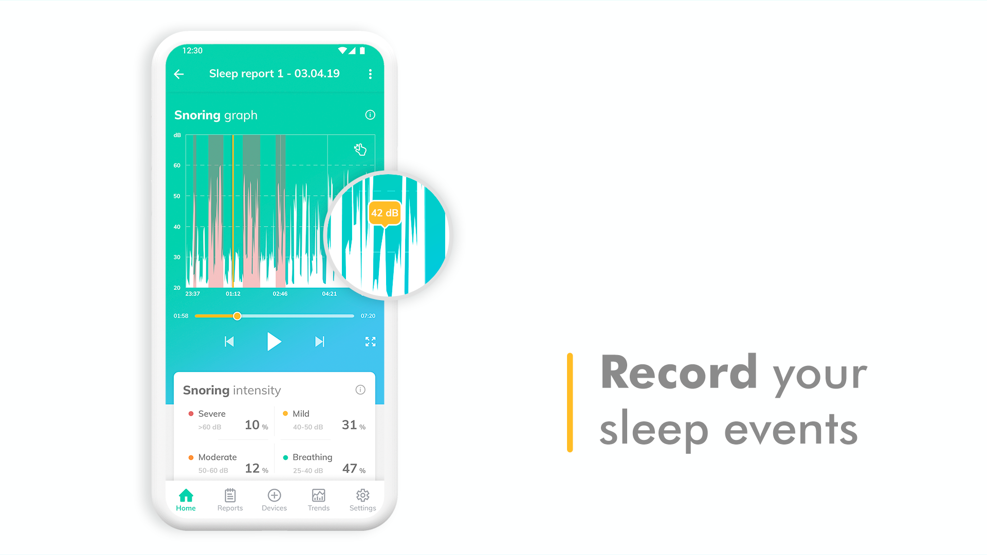 Snore App Lab Goodsomnia Lab: Snore detection and analytics - App on Amazon Appstore