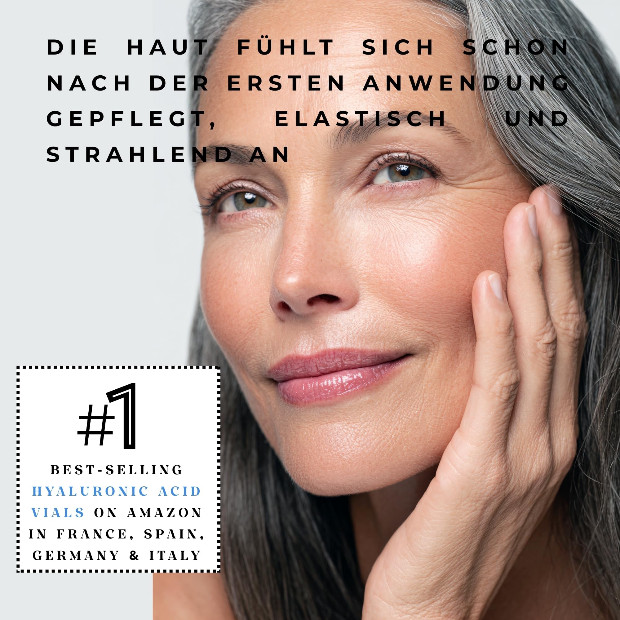 KFS Dreifach- Hyaluron Serum Hochdosiert – Microneedling Serum für Gesicht & Dermaroller – Lifting, Straffung, Faltenreduktion & Tiefenhydration – Mit Pantenol & Niacinamid – Nicht injizierbar. 10x5ml | Microneedling Serum für Gesicht & Dermaroller. Lifti