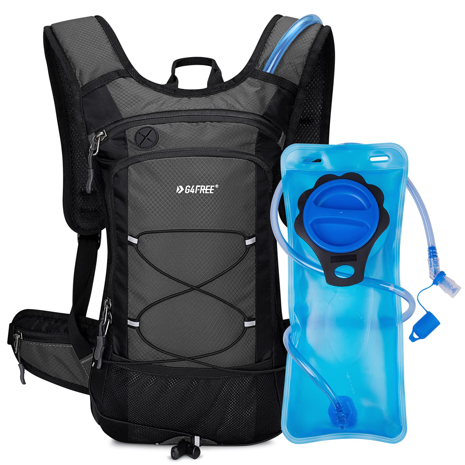 g4free insulated hydration backpack pack with 2l bpa free bladder for outdoor running hiking cycling camping