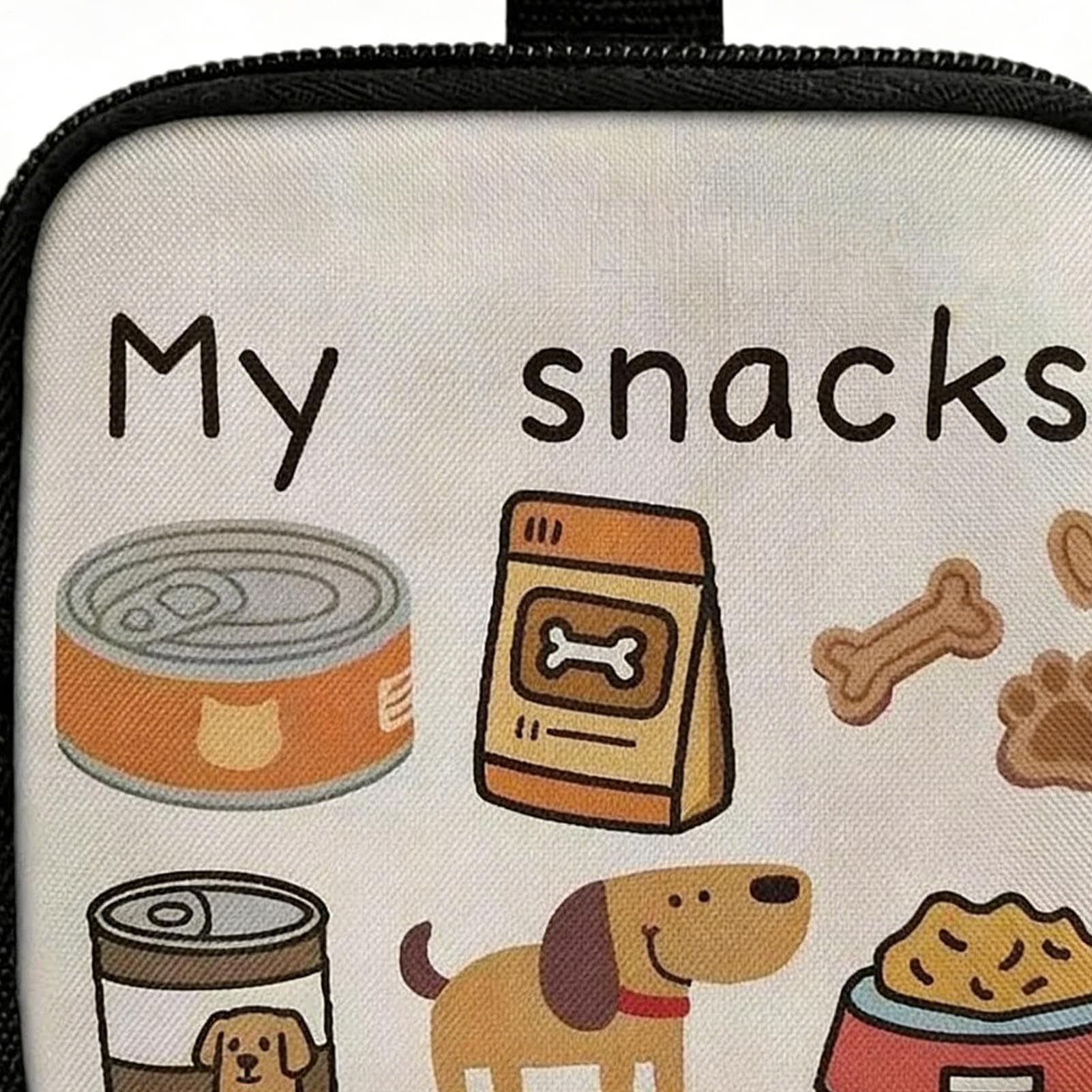 Generisch Borsa per snack per cani, portatile per dispenser di snack, compatta per addestramento degli animali domestici, accessorio portatile in silicone e nylon, porta ricompensa per