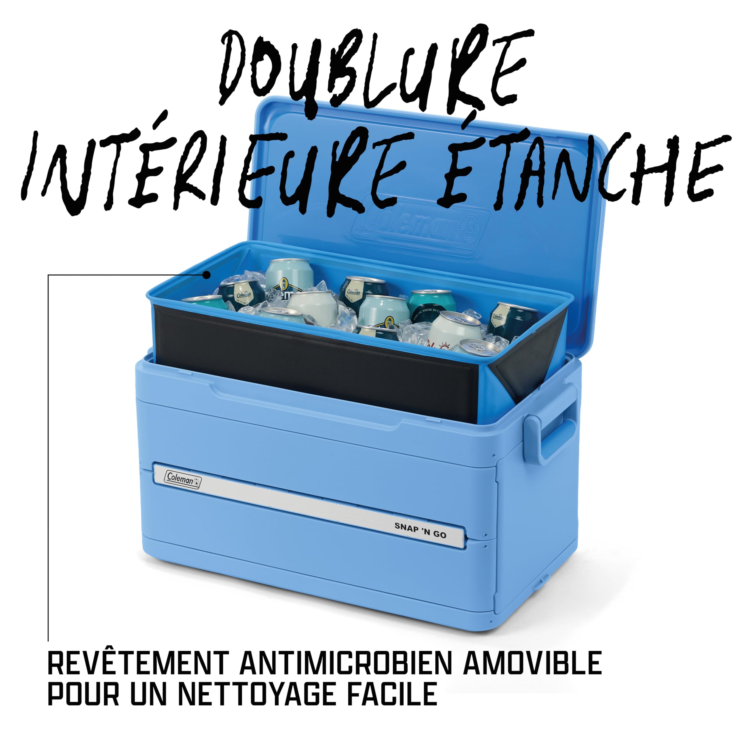 Coleman Snap 'N Go Glacière Rigide Pliable 52 | 42 | 33 litres