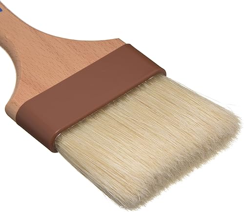 Miniatura 8 de Carlisle 4037200 Sparta - Pincel para repostería (cerdas de jabalí), corte de 1" de ancho x 2", mango de madera