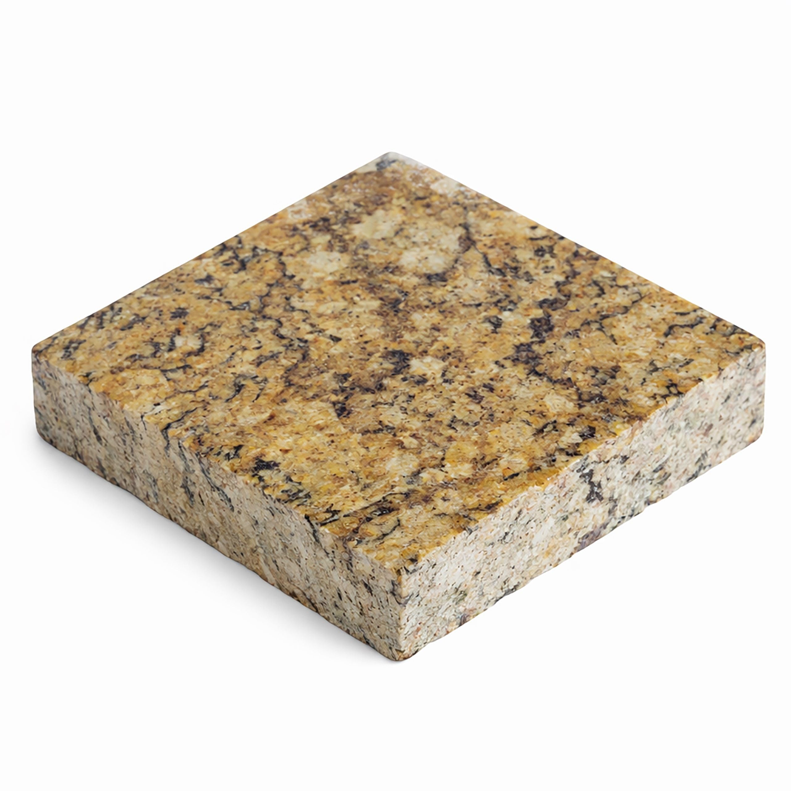 Tandy Leather Deluxe Granite Tooling Slab - Solid Stone Absorbs Impact for Precision Finish - Ideal for Stamping, Punching, and Cutting Leather - 6" x 6" x 1-3/16"