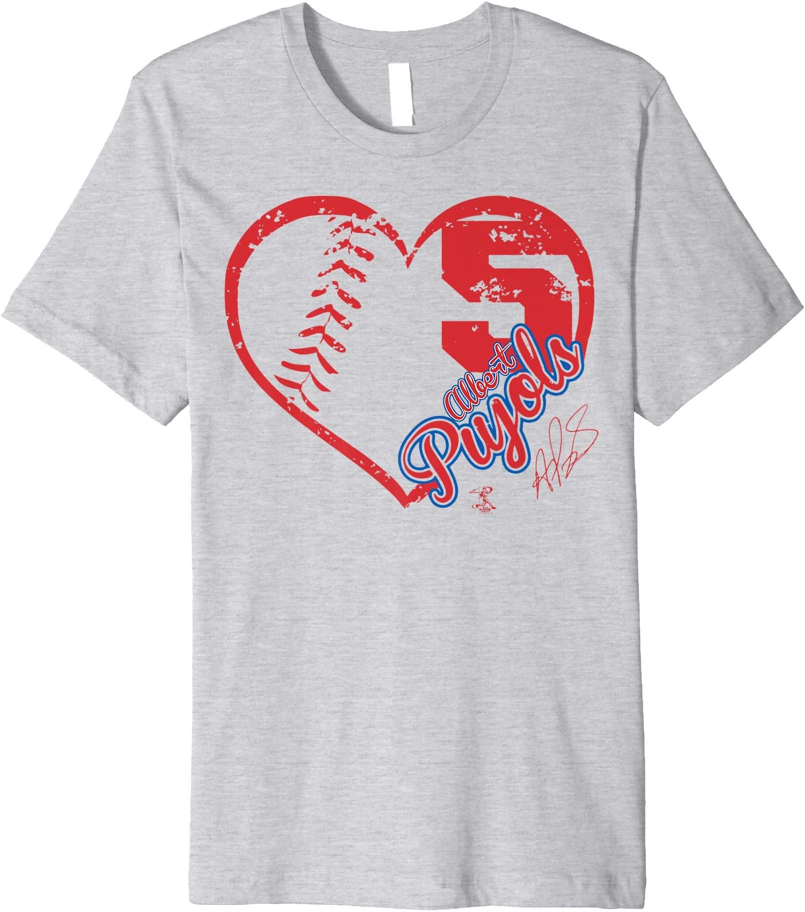 Albert Pujols Heart Team T-Shirt - Apparel