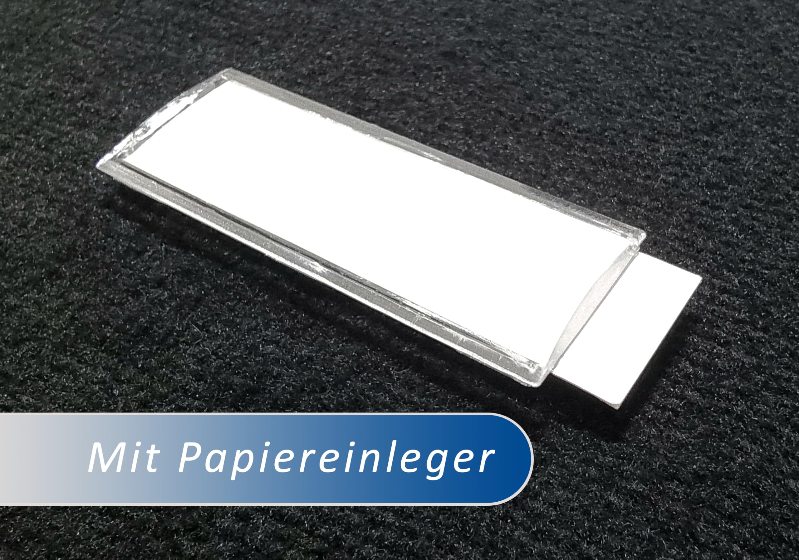 Targhetta per cassetta delle lettere trasparente 69,3 x 24,7 mm