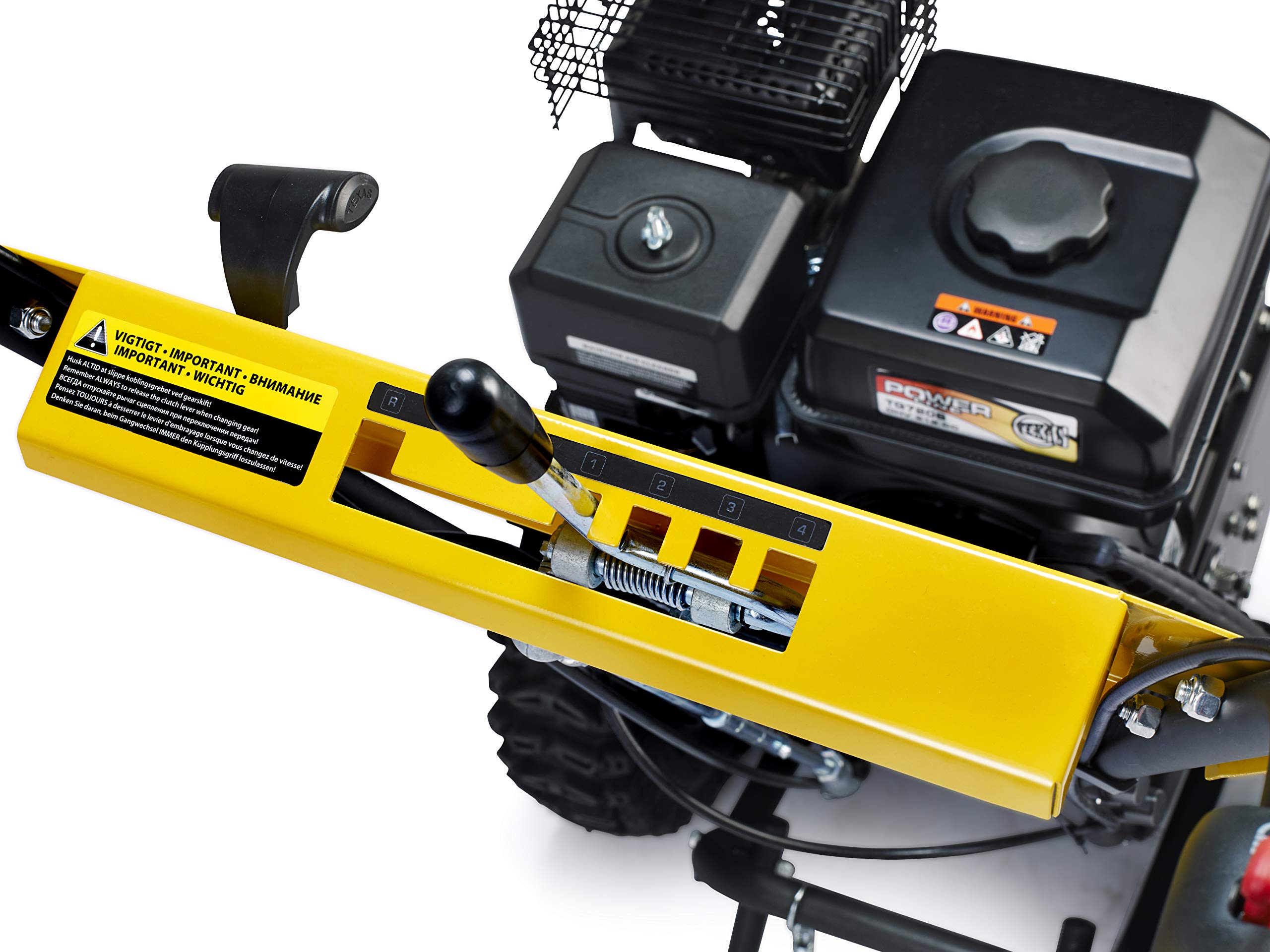TEXAS Profi Kehrmaschine Benzin 80cm Combi 800TGE E-Starter Set 2in1 Schneekehrmaschine Motorbesen Laubkehrer Schneeräumer mit Radantrieb | 4 Takt | 5,7PS | 4+1 Gänge | Grundgerät inkl. Kehrbesen