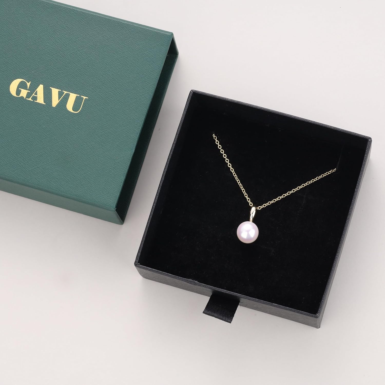 GAVU 925 Sterling Silver Freshwater Pearl Necklace for Women, Handpicked AAA Single Pearl Pendant Necklace - Image 7