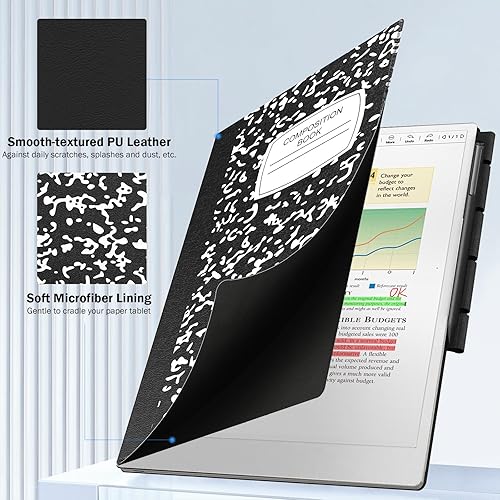 Miniatura 10 de MoKo Funda compatible con la tablet Kindle Fire 7 de Tienda (versión 2022 de 12 generación) último modelo de 7 pulgadas, funda de soporte triple de