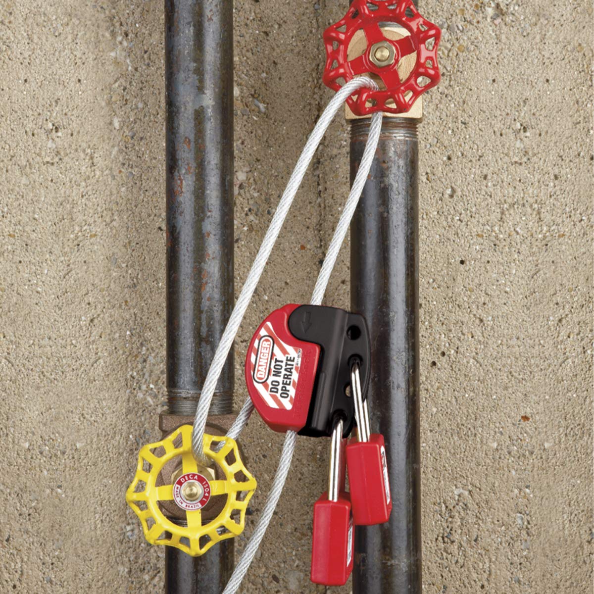 Master Lock S806 Verschiebbare Kabelverriegelung Länge 1,80 m