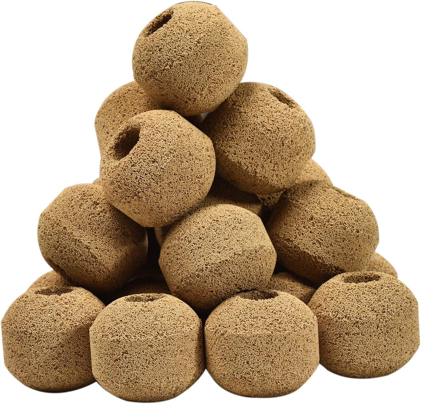 Aquarium Filter Media Ceramic Bio Sphere,Quality Biological Rings for Marine and Freshwater Fish Tank (1520g/3.35lb)
