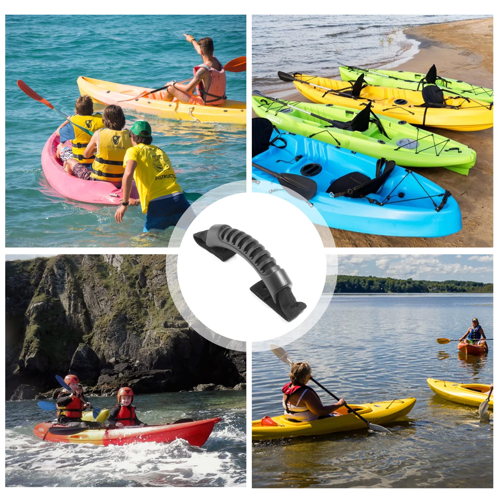 Kayak Rope Handle Snapklik.com : 2 Pcs Kayak Handles Replacement Kayak Carry Handles ...