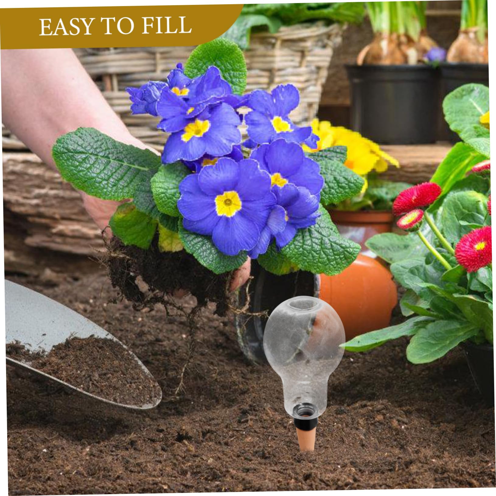 BESPORTBLE 8 Pièces Dispositif D'Arrosage Automatique Bouteille Dispositif D'Arrosage des Plantes Ampoule D'Arrosage Boules d'alimentation Automatique Irrigation Pointes D'Arrosage