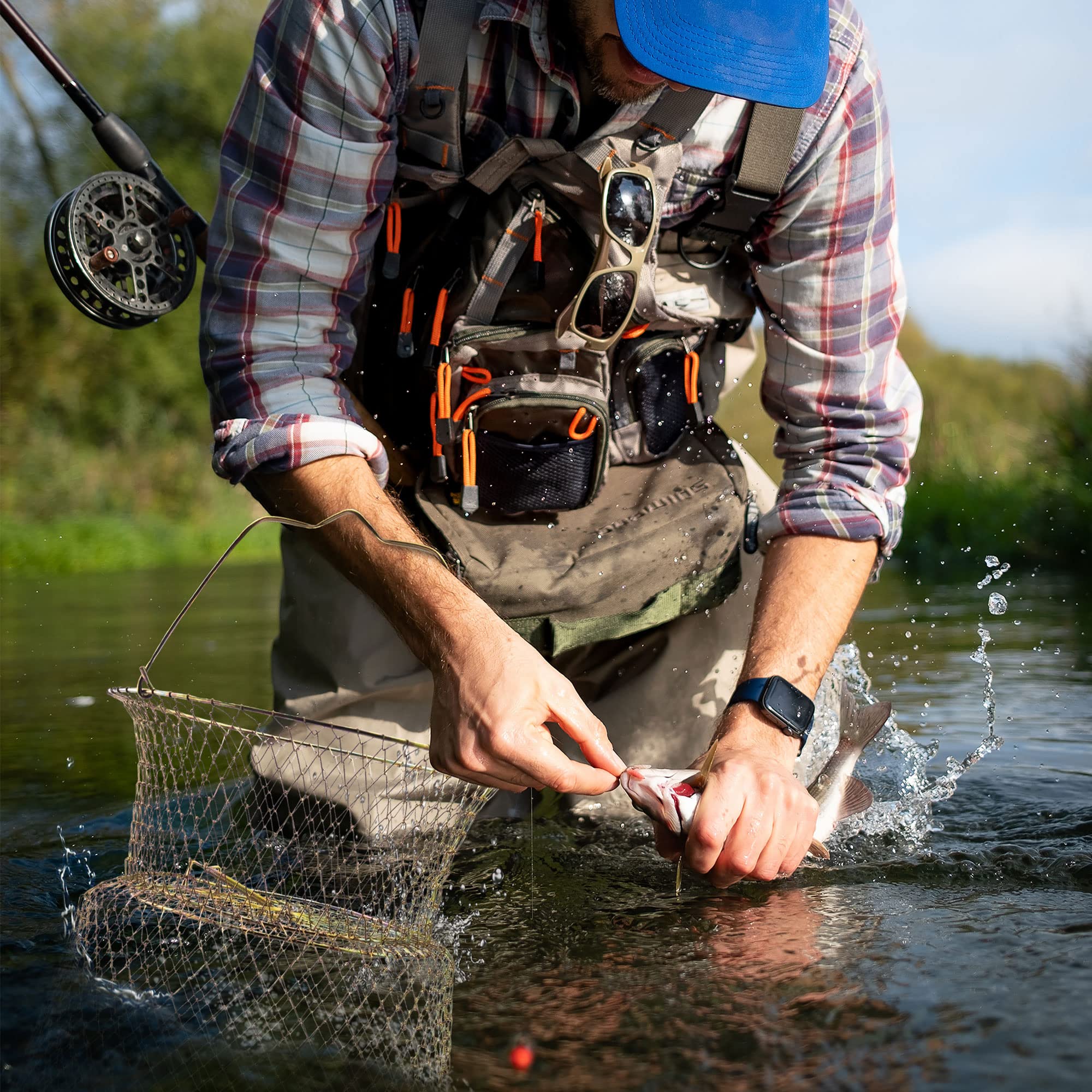 Ucandy Snapklik.com : UCandy Galvanized Steel Wire Fish Baskets, Portable ...