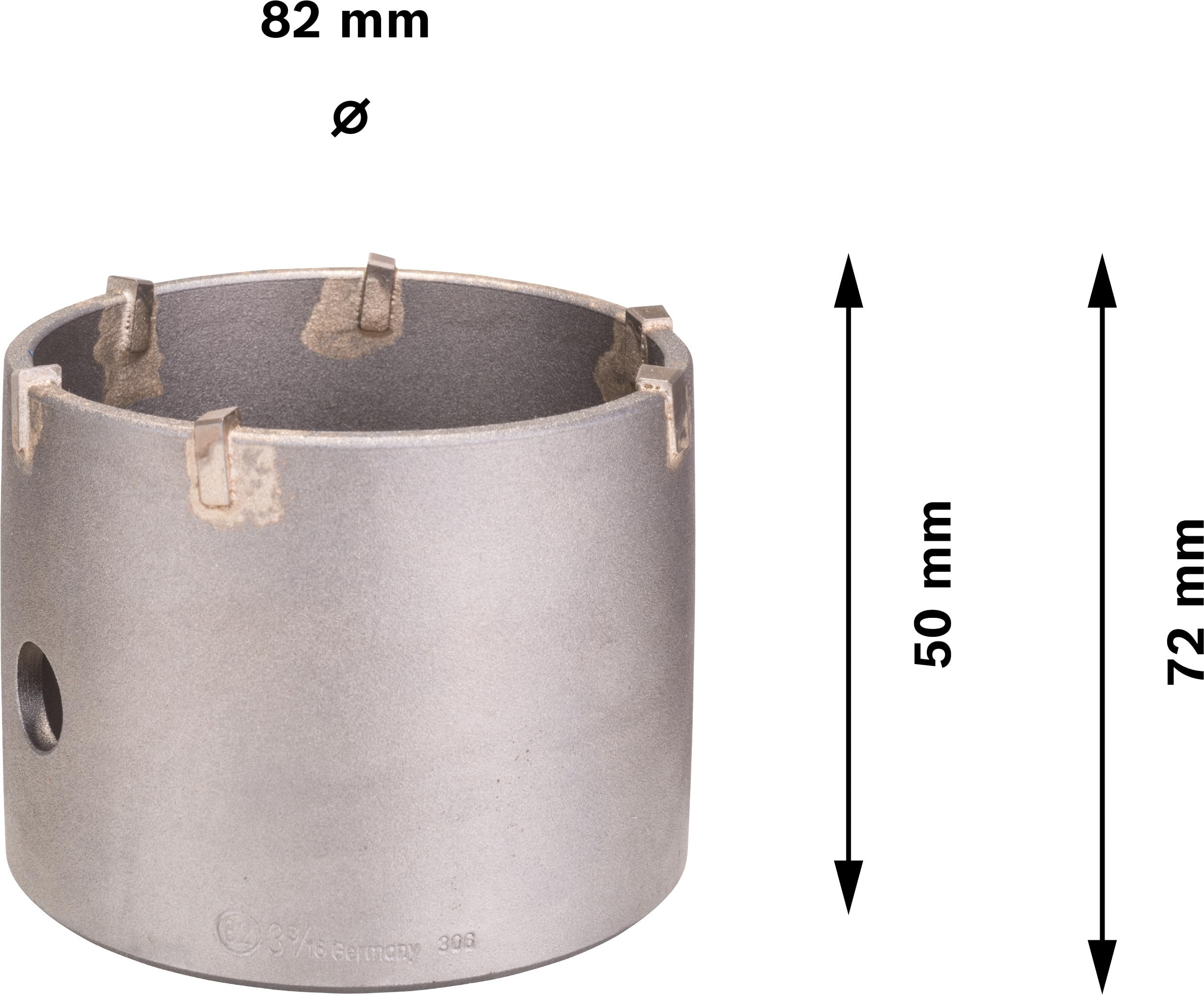 Bosch 1x PRO SDS plus-5 Bohrkrone, 82 x 50 x 80 mm