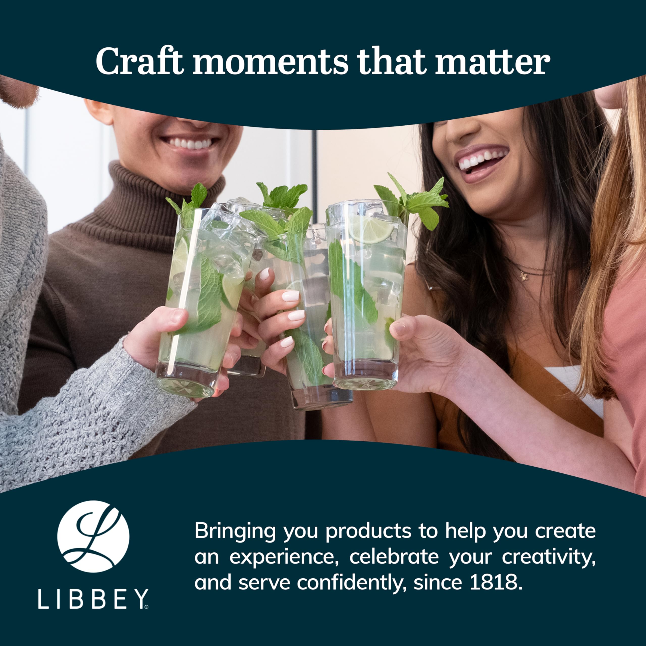 Libbey Bellevue Cocktail Glasses - Set of 4 -6